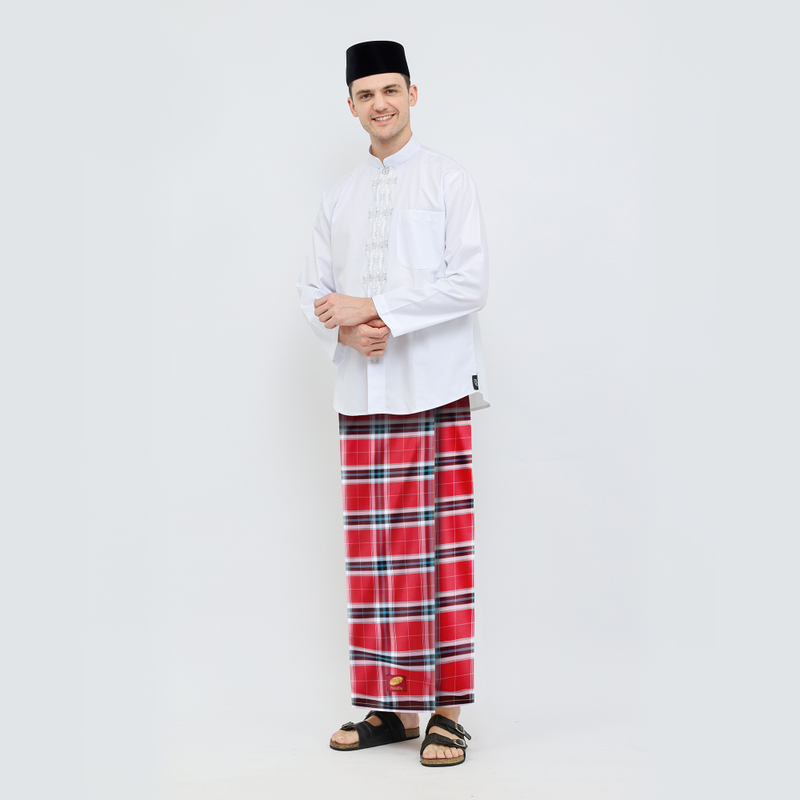 Product image Sarung ATLAS Premium 720 Original Kombinasi Merah all variant all variant