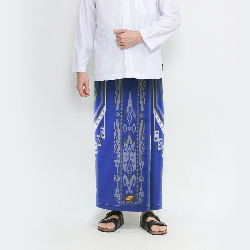 Product image Sarung ATLAS Universal 635 Kembang Motif A5 GSE Biru 02 all variant all variant