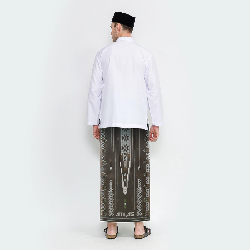 Product image Sarung ATLAS Universal 635 Kembang Motif A5 PEC Olive all variant all variant