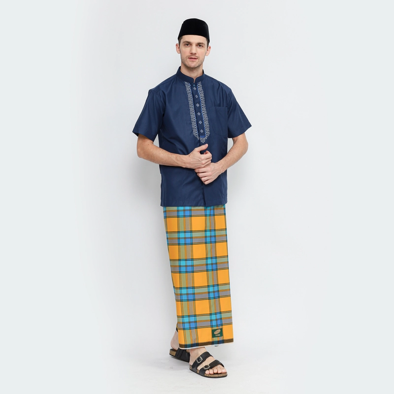 Product image Sarung ATLAS Favorit Kombinasi Kuning Biru all variant all variant