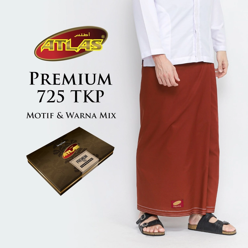 Product image Sarung ATLAS Premium 725 Tumpal Kembang Motif & Warna Mix all variant all variant