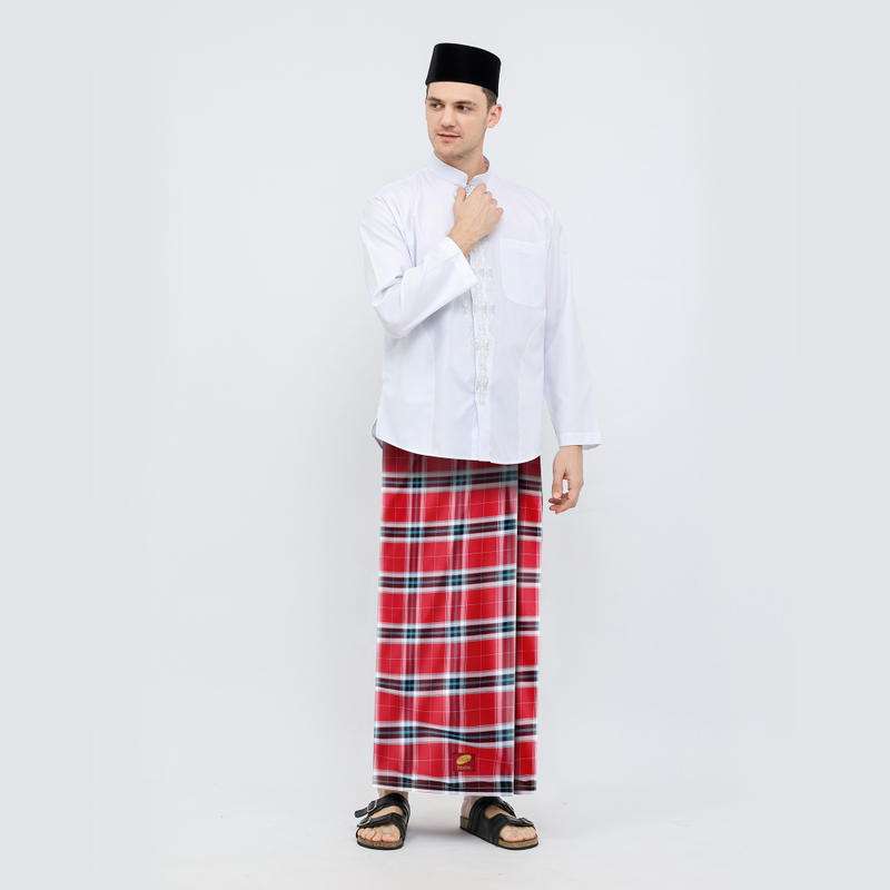 Product image Sarung ATLAS Premium 720 Original Kombinasi Merah all variant all variant