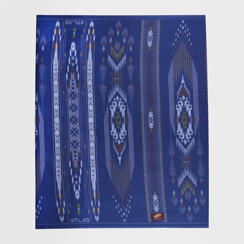 Product image Sarung ATLAS Idaman 555 Kembang Motif BHS GSA 01 Biru 02 all variant all variant