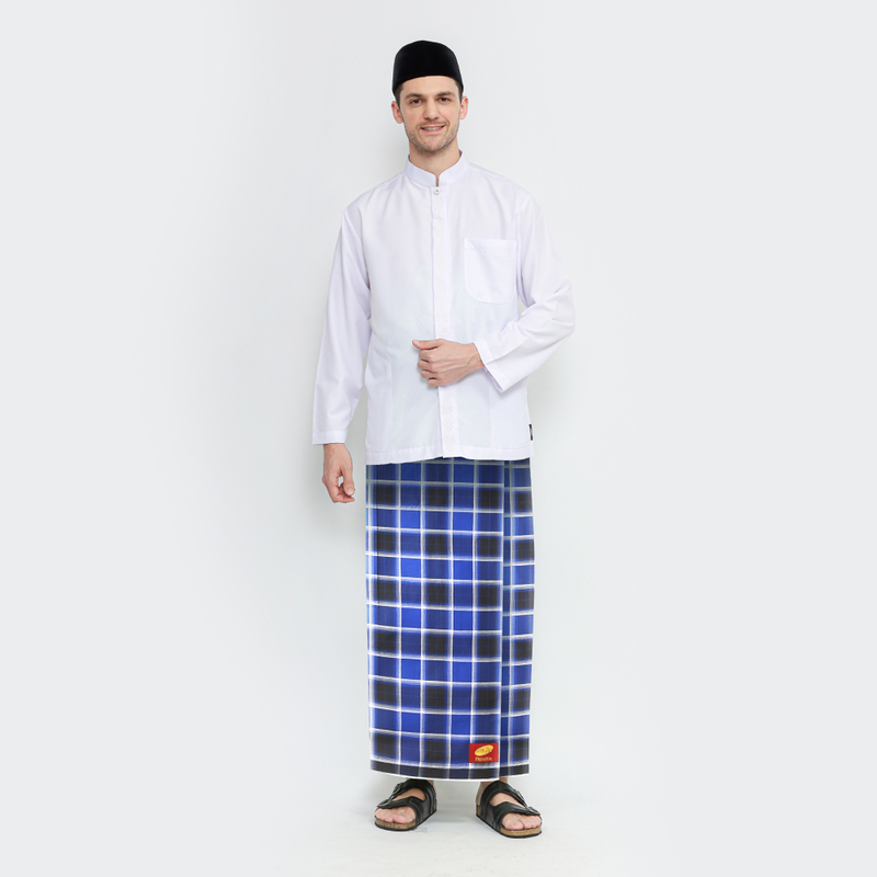 Product image Sarung ATLAS Premium 550 Kombinasi Biru all variant all variant