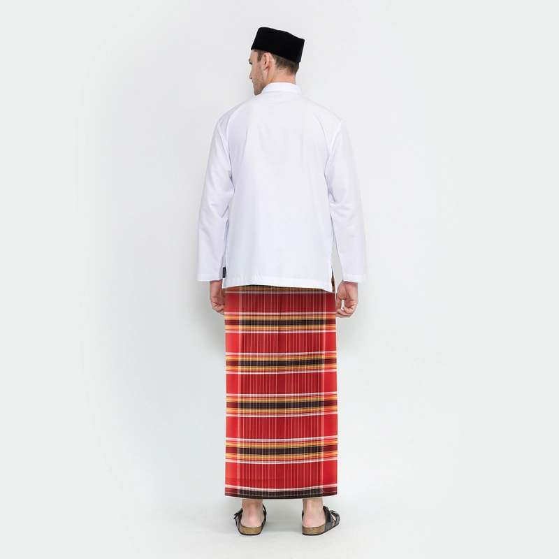 Product image Sarung ATLAS Premium 720 Original Kombinasi Merah Orange all variant all variant