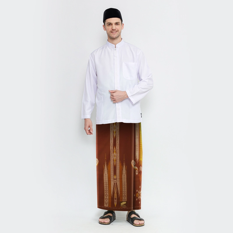 Product image Sarung ATLAS Idaman 555 Harmoni Motif BHS STC 01 Coklat all variant all variant