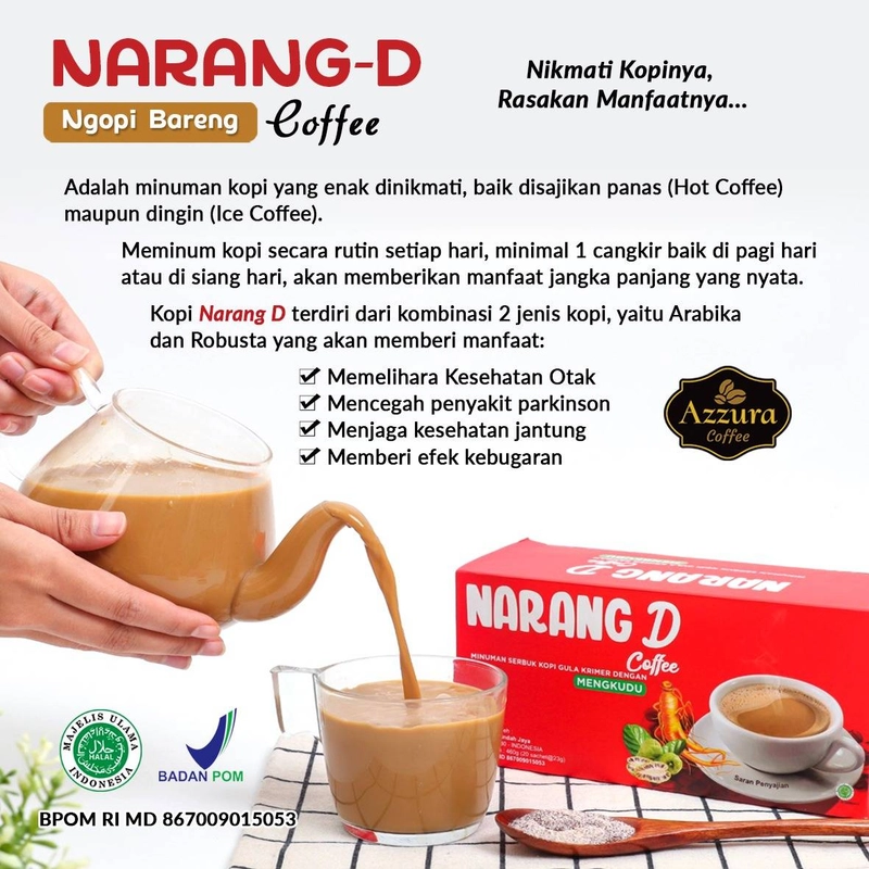 Product image Madu Azzura - Narang D Coffee 460g Manis