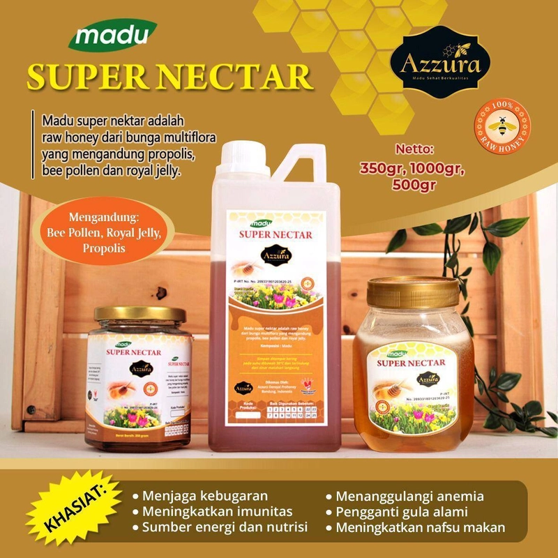 Product image Madu Azzura - Madu Super Nectar 350gr Manis