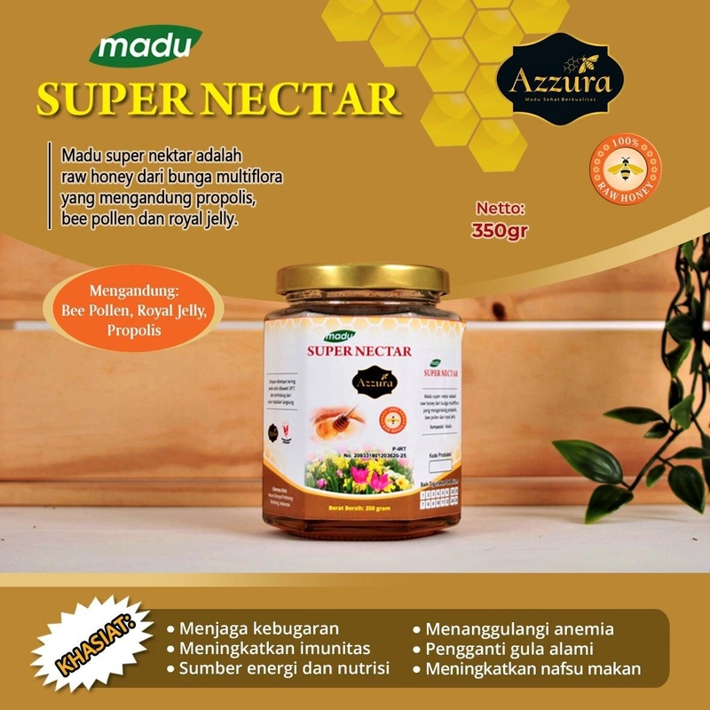 Product image Madu Azzura - Madu Super Nectar 350gr Manis