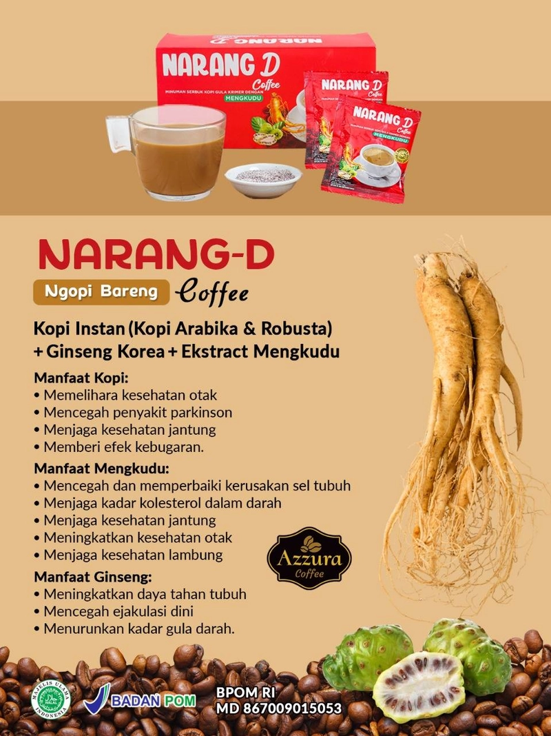 Product image Madu Azzura - Narang D Coffee 460g Manis