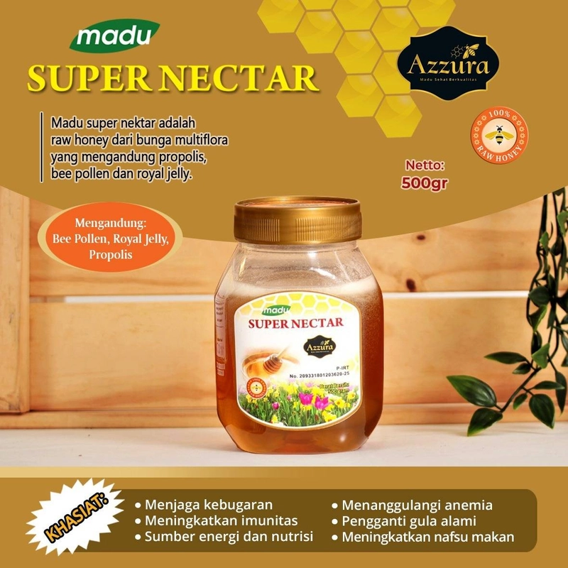 Product image Madu Azzura - Madu Super Nectar 350gr Manis