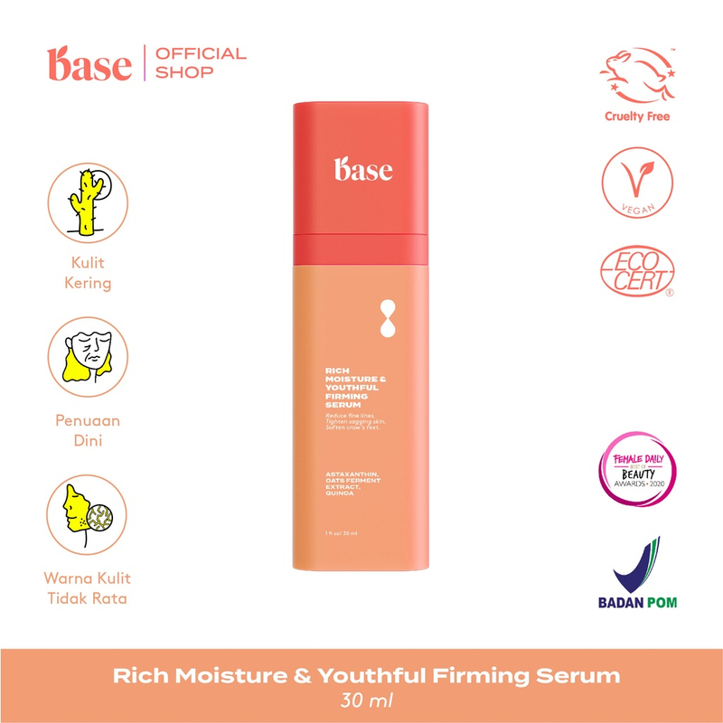 Product image Base - Rich Moisture & Youthful Firming Serum 30ml Skincare Serum