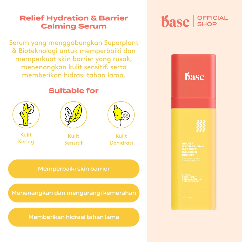 Product image Base - Relief Hydration & Barrier Calming Serum 30ml Skincare Serum