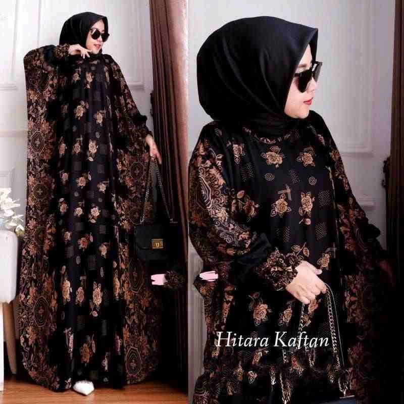 Product image BATIK KAFTAN HITARA JUMBO Allsize Hitam