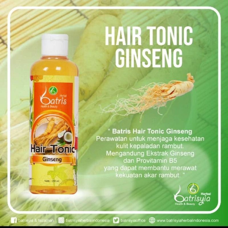 Product image Batris Health Beauty Hair Tonic Ginseng 100 ml with VCO