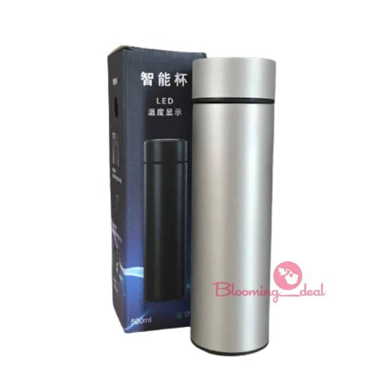 Product image Blooming Deal - Termos LED Display Temperatur Suhu Botol Vacuum Tumbler Termometer 500ml Merah