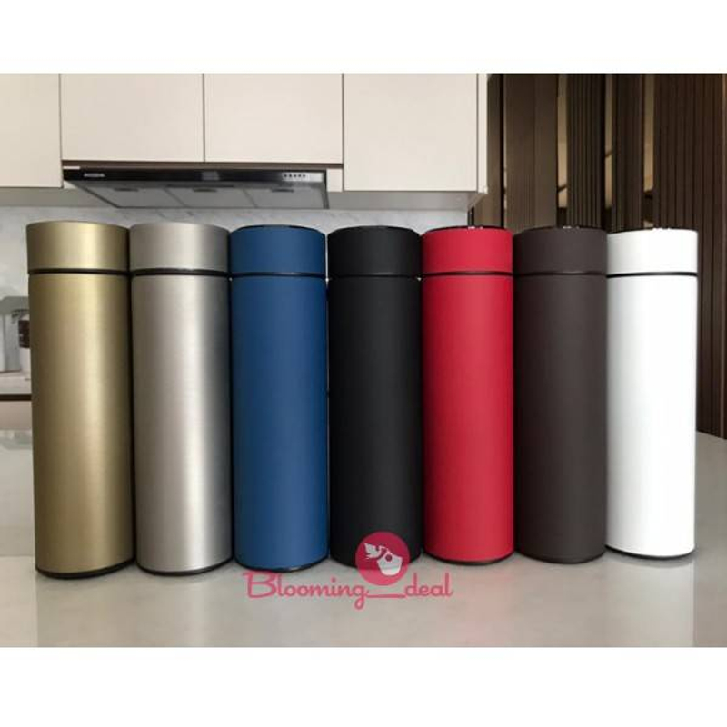 Product image Blooming Deal - Termos LED Display Temperatur Suhu Botol Vacuum Tumbler Termometer 500ml Merah