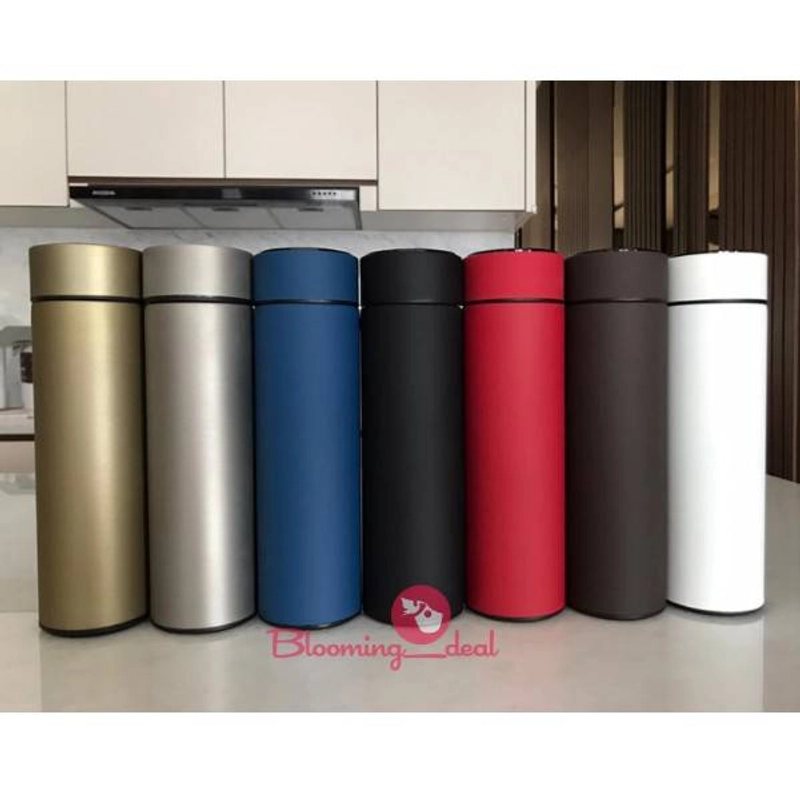 Product image Blooming Deal - Termos LED Display Temperatur Suhu Botol Vacuum Tumbler Termometer 500ml Merah