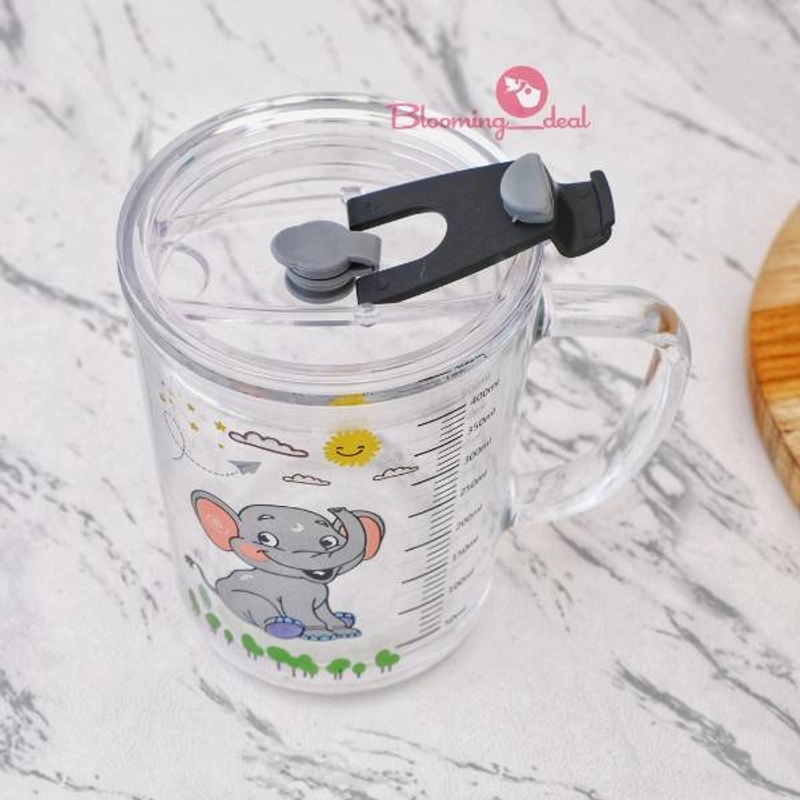 Product image Blooming Deal - Tumbler Botol Kaca Bonus Sedotan Kaca (H481) 1 Pcs Random
