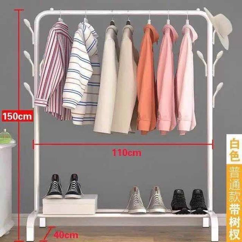 Product image Blooming Deal - Stand Hanger Gawang Besi Kuat (RD-002) 1 Pcs Putih