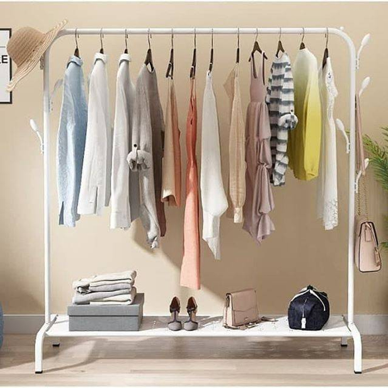Product image Blooming Deal - Stand Hanger Gawang Besi Kuat (RD-002) 1 Pcs Putih