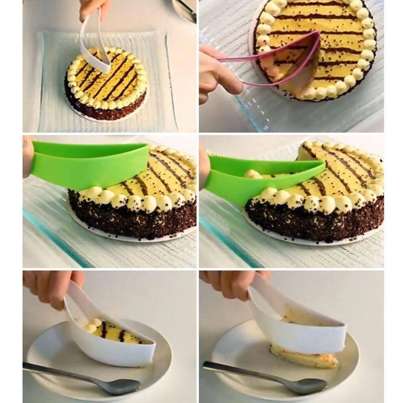 Product image Blooming Deal - Alat Pemotong Pengangkat Kue Cake Tart / Cake Server / Pisau Potong Dapur (P-KUE) 1Pcs Random