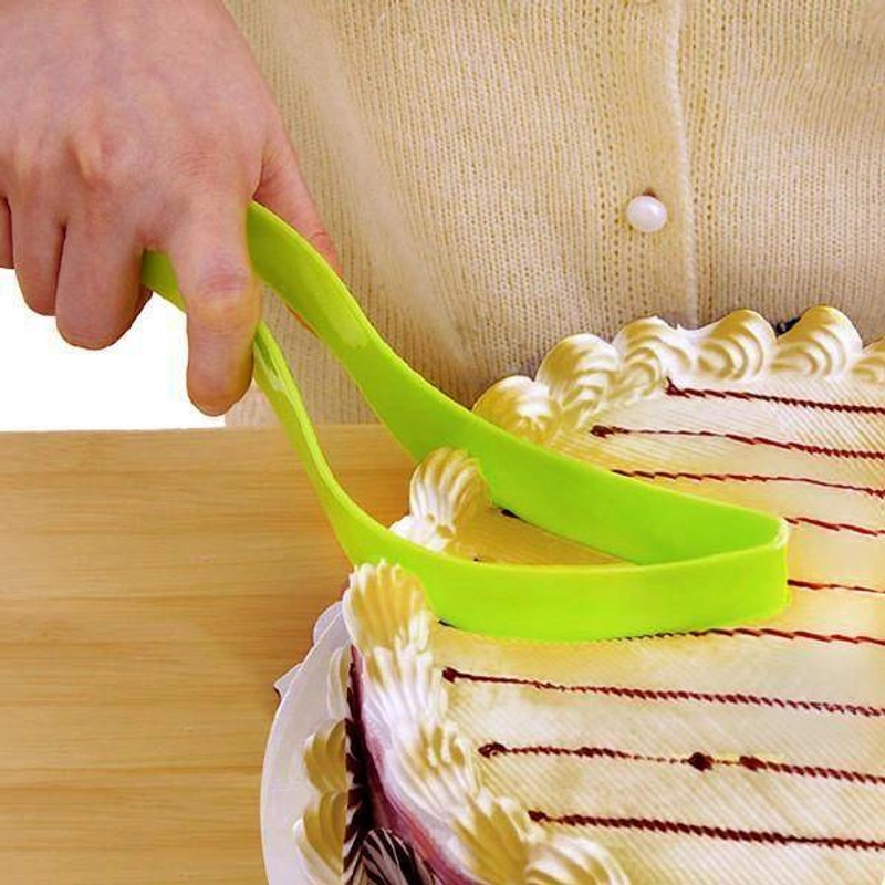 Product image Blooming Deal - Alat Pemotong Pengangkat Kue Cake Tart / Cake Server / Pisau Potong Dapur (P-KUE) 1Pcs Random