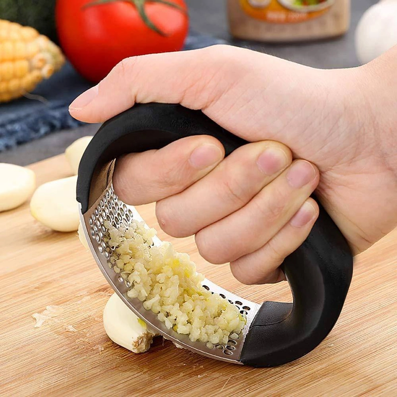 Product image Blooming Deal - Garlic Press Alat Penghancur Bawang Stainless Steel Serbaguna (GARLIC) Random