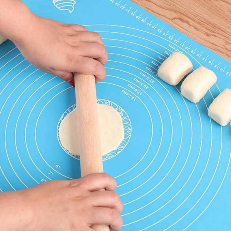 Product image Blooming Deal - Tatakan Baking Roti Pizza Fondant Silicone Mat (BAKING) Biru