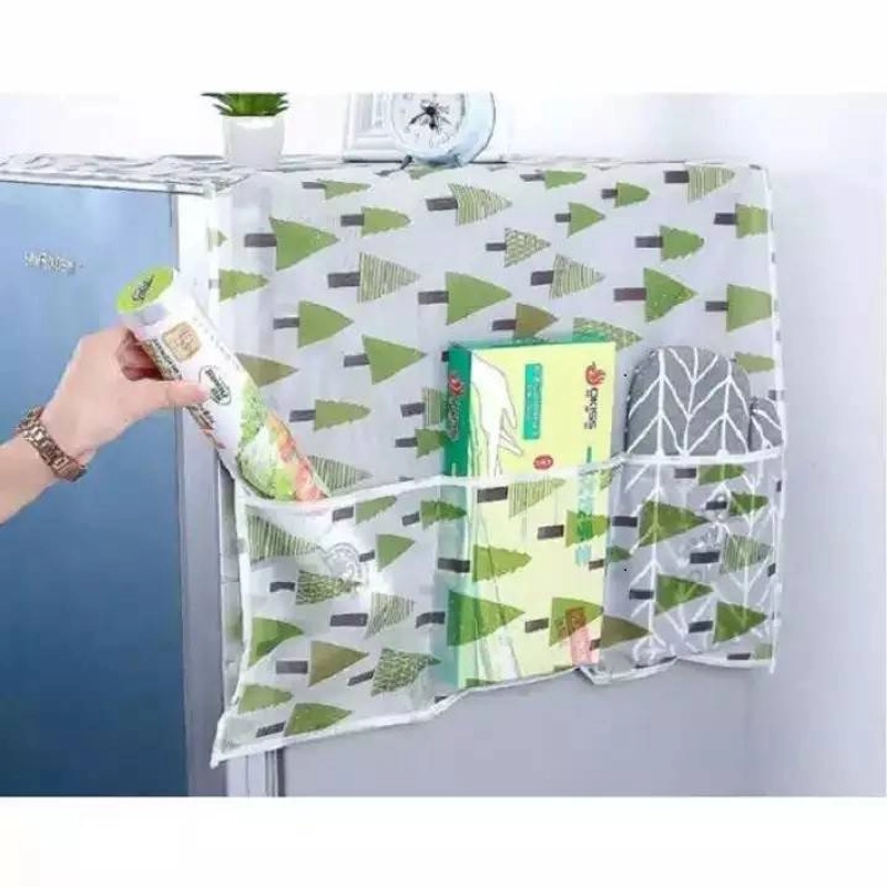 Product image Blooming Deal - Taplak Cover Kulkas Waterproof / Cover Mesin Cuci Multifungsi Tahan Air Premium (COVER) Cemara