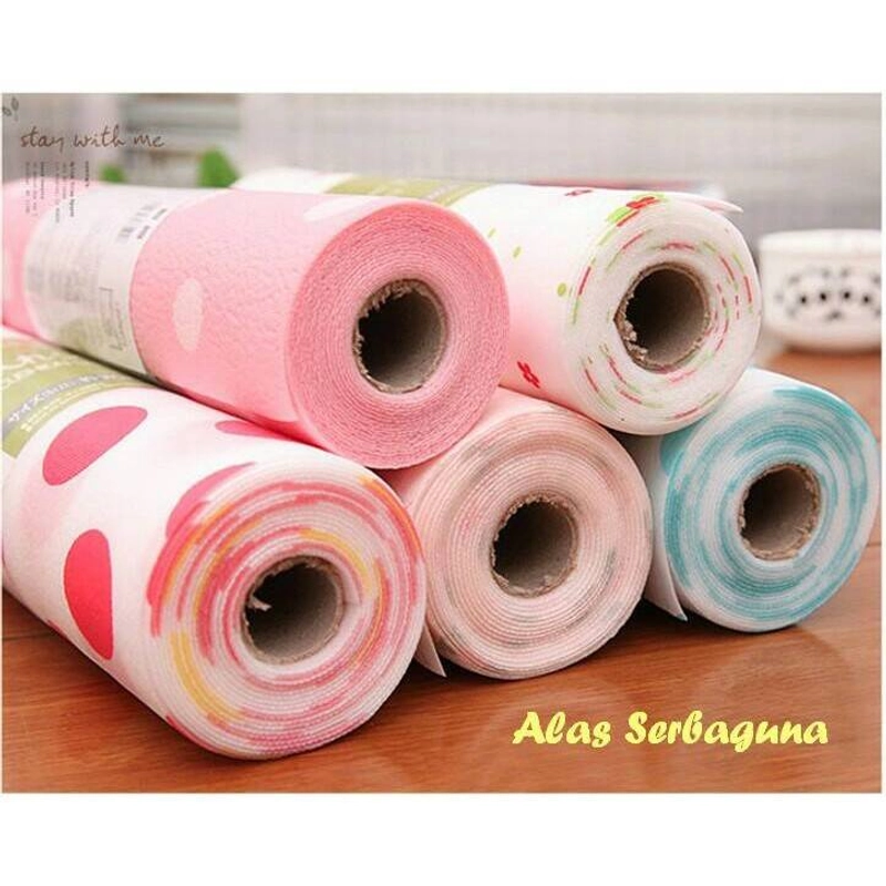 Product image Blooming Deal - Alas Serbaguna / Alas Laci Rak Meja / Japanese Eat Mat 30cm x 3M (CUSHION) Merah Polka