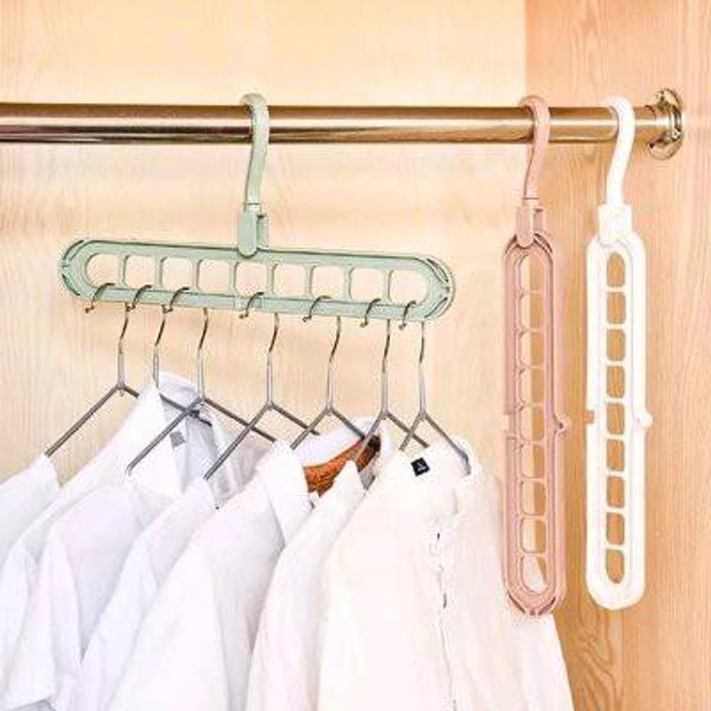 Product image Blooming Deal - Wonder Hanger Gantungan Baju Multifungsi 9 in 1 / Magic Hanger Gantungan Lemari Pakaian (GBJ) Random