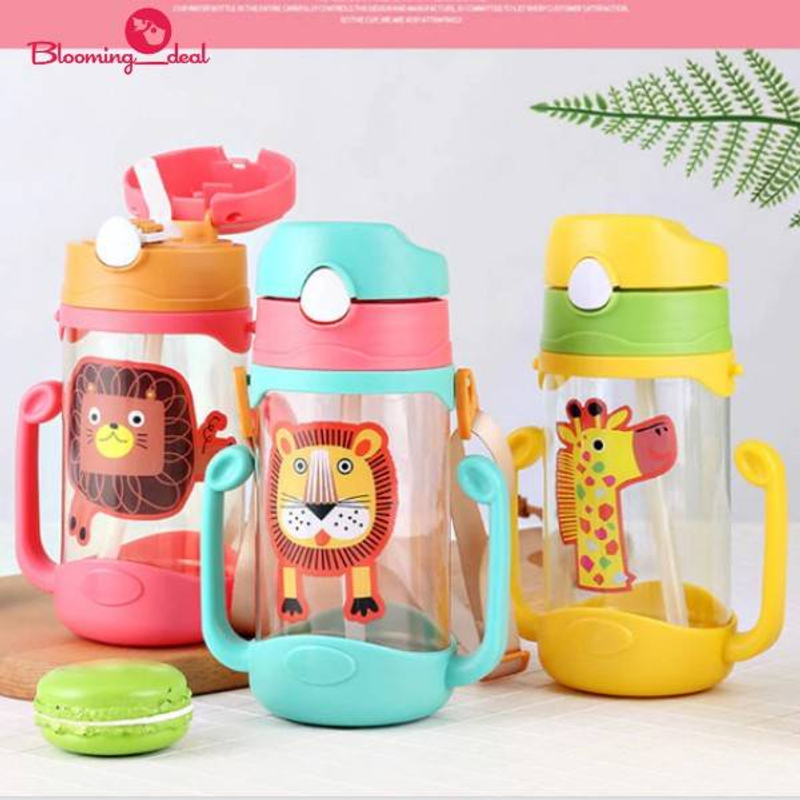 Product image Blooming Deal - Botol Minum Anak Karakter BPA Free 450 ml (H095) Pink
