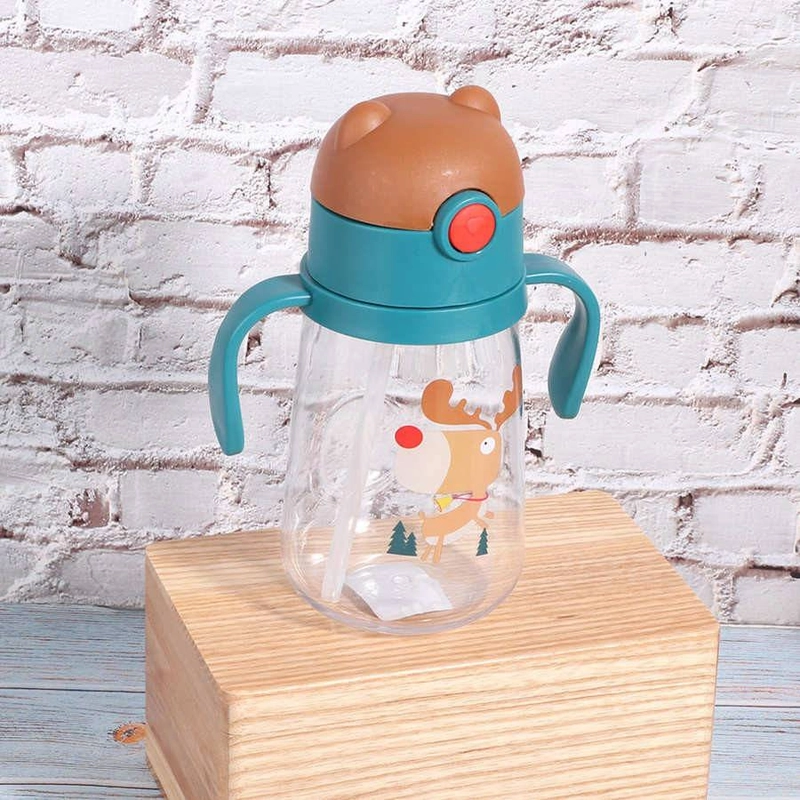 Product image Blooming Deal - Botol Minum Anak Karakter BPA Free 450 ml (H330) Coklat 1 Pcs