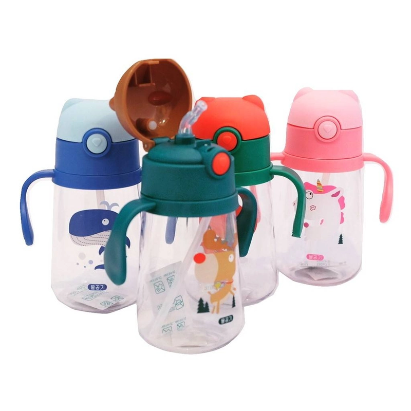 Product image Blooming Deal - Botol Minum Anak Karakter BPA Free 450 ml (H330) Coklat 1 Pcs