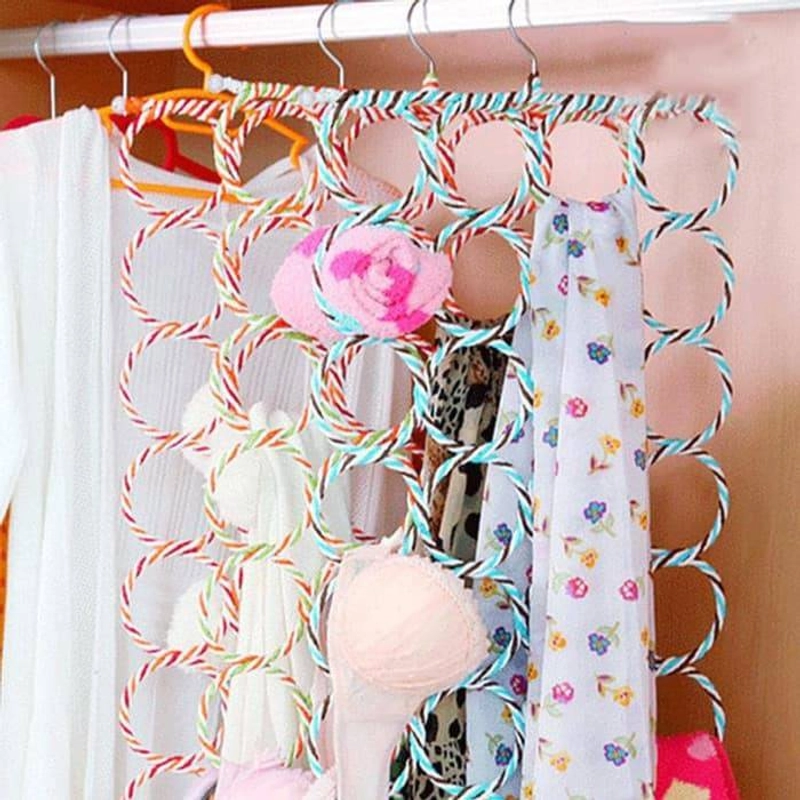 Product image Blooming Deal - Hanger Unik Lingkaran Untuk Jilbab - Syal - Belt Serbaguna 28 Ring (HANGER) Random 1 Pcs