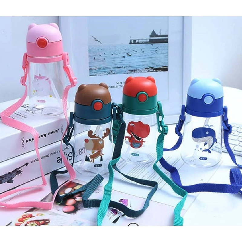 Product image Blooming Deal - Botol Minum Anak Karakter BPA Free 480 Ml (BM332) 1 Pcs Pink