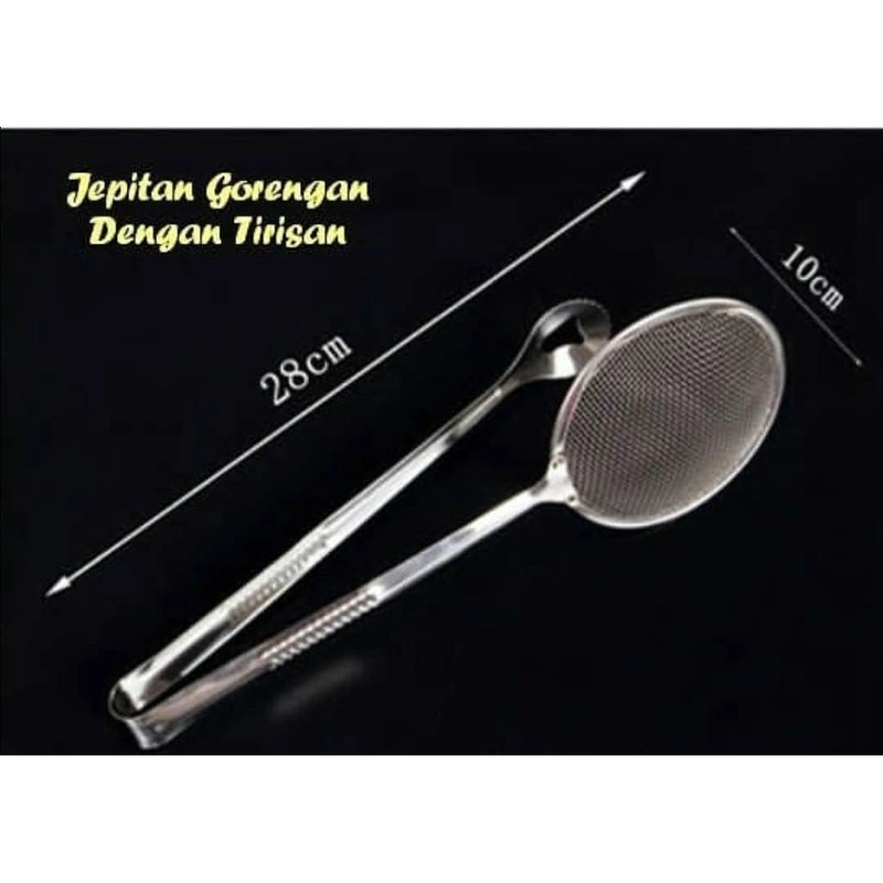 Product image Blooming Deal - Jepitan Gorengan Dengan Tirisan Minyak Saringan Alat Capit Makanan Random 1 Pcs