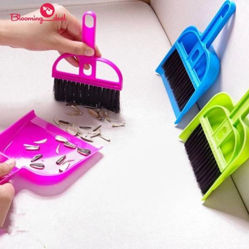 Product image Blooming Deal - Sapu Mini Set Serok Cikrak Kecil Mobil Meja Laptop Dustpan 1 Pcs Random