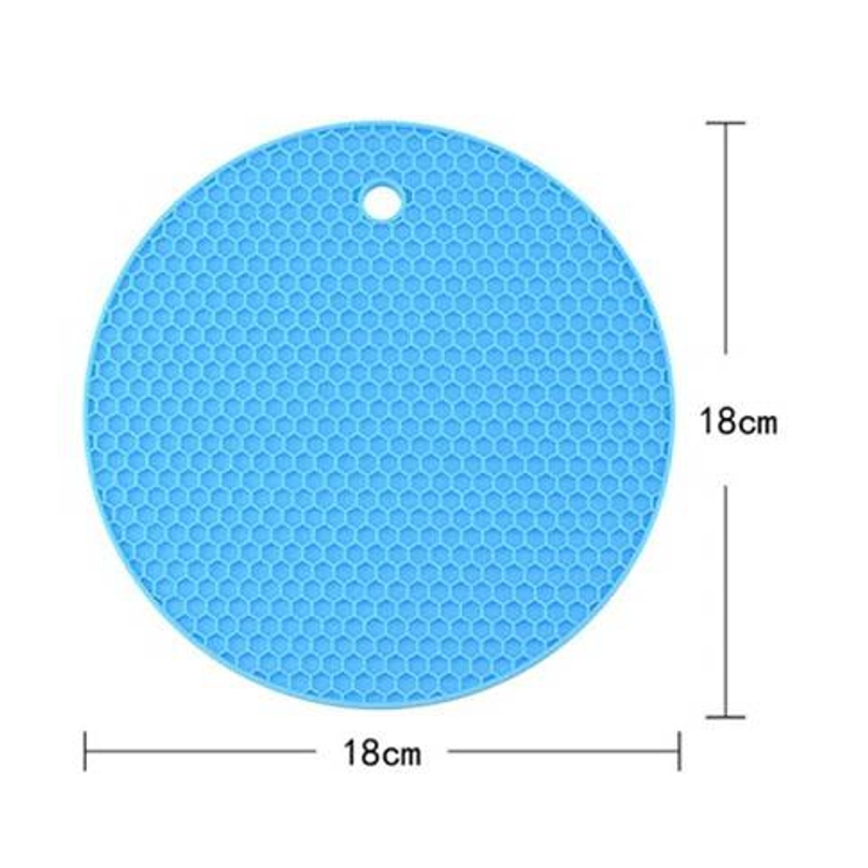 Product image Blooming Deal - Tatakan Alas Panci Silikon Tahan Panas / Tatakan Piring Anti Slip Serbaguna (T-PIRING) 1 Pcs Ungu