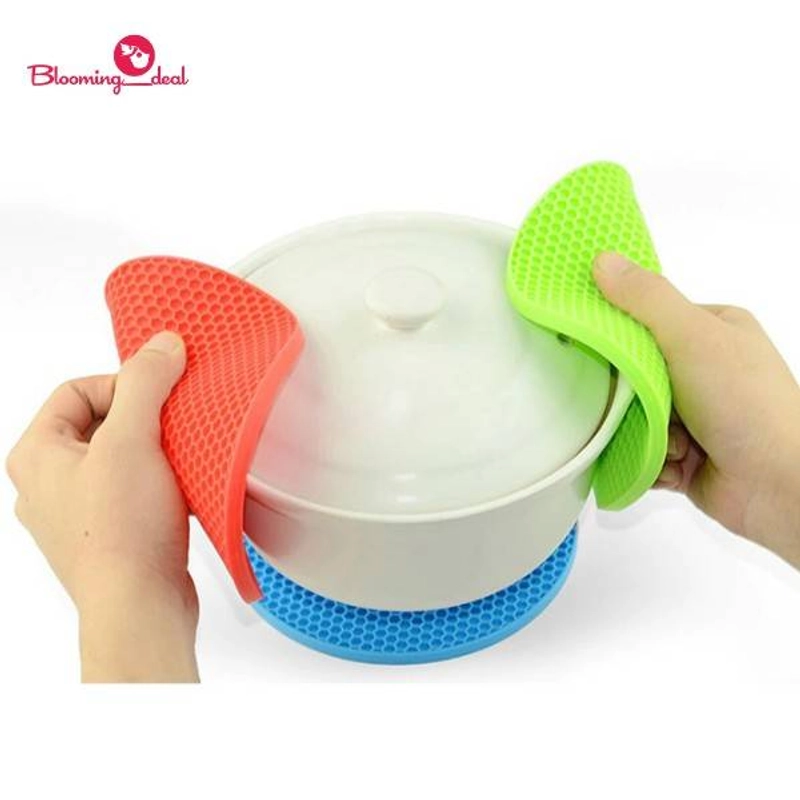 Product image Blooming Deal - Tatakan Alas Panci Silikon Tahan Panas / Tatakan Piring Anti Slip Serbaguna (T-PIRING) 1 Pcs Ungu