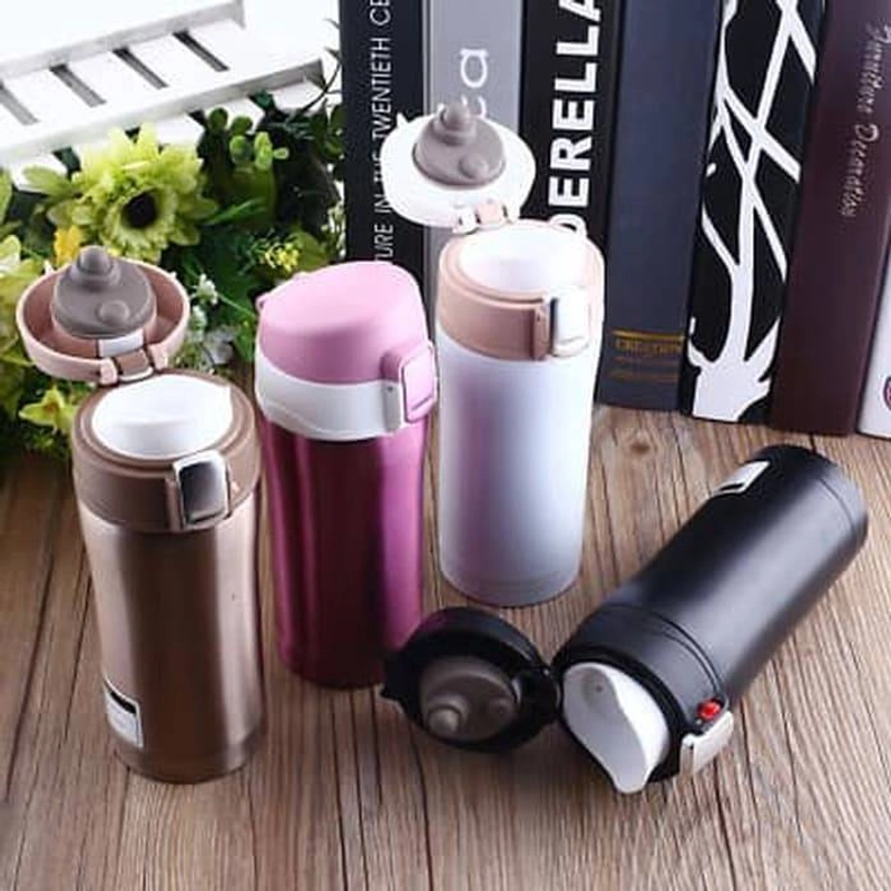 Product image Blooming Deal - Termos Air Stainless Steel 500 ml Vacuum Cup Travel (B89) 1 Pcs Pink