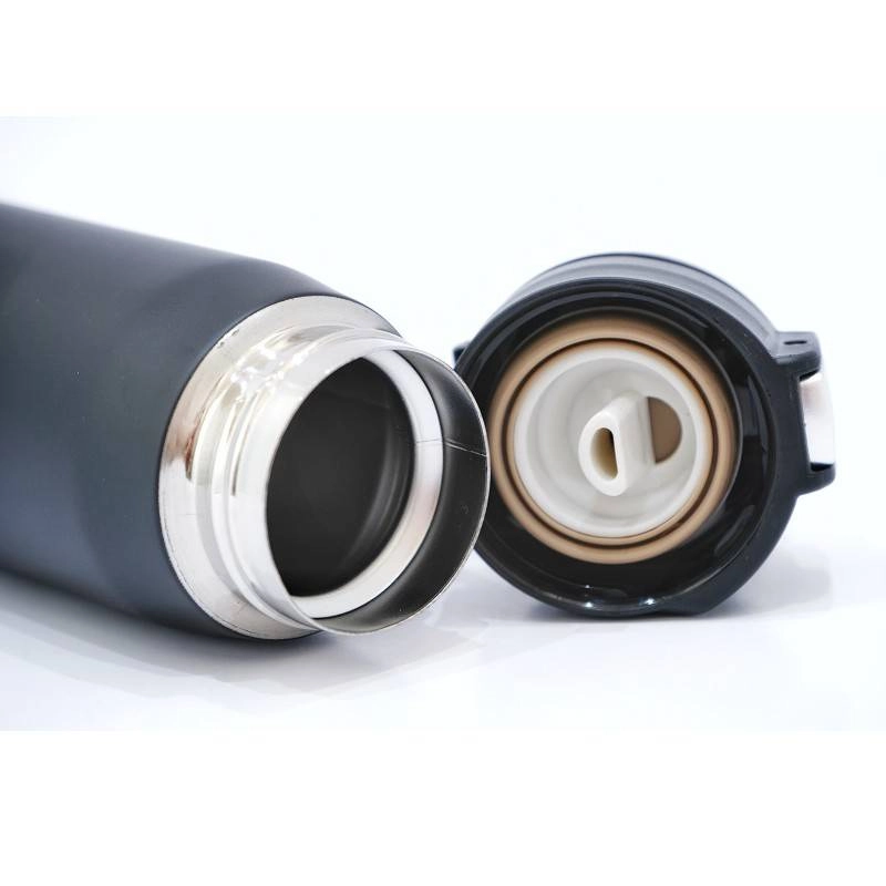 Product image Blooming Deal - Termos Air Panas Clip On Polos Stainless Steel 500ml (H8001) 1 Pcs Hitam