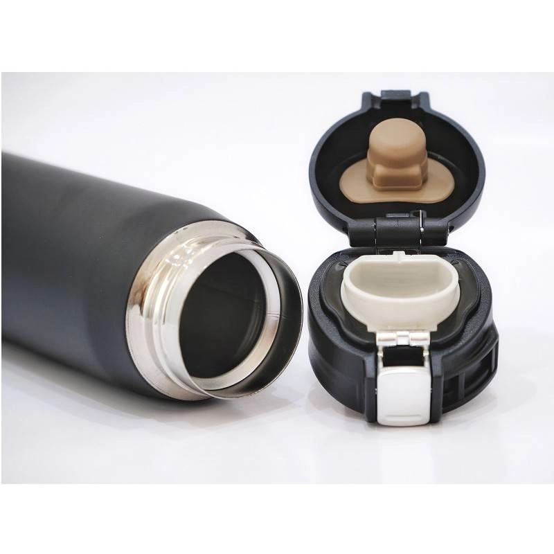 Product image Blooming Deal - Termos Air Panas Clip On Polos Stainless Steel 500ml (H8001) 1 Pcs Hitam