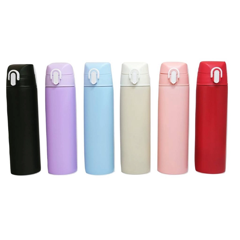 Product image Blooming Deal - Termos Travel Stainless Steel Polos 500 ml (H778) 1 Pcs Krem