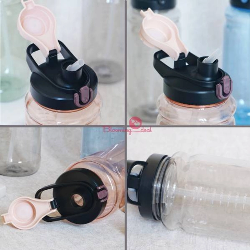 Product image Blooming Deal - Botol Minum Sport Kapasitas Besar 2000ml (H7611) 1 Pcs Hijau