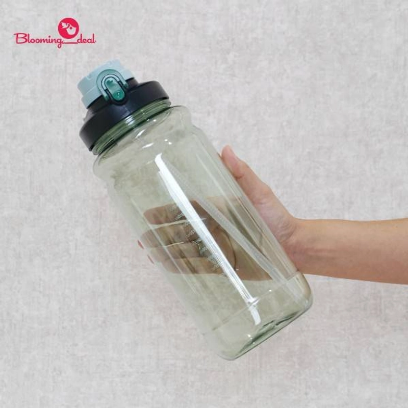 Product image Blooming Deal - Botol Minum Sport Kapasitas Besar 2000ml (H7611) 1 Pcs Hijau