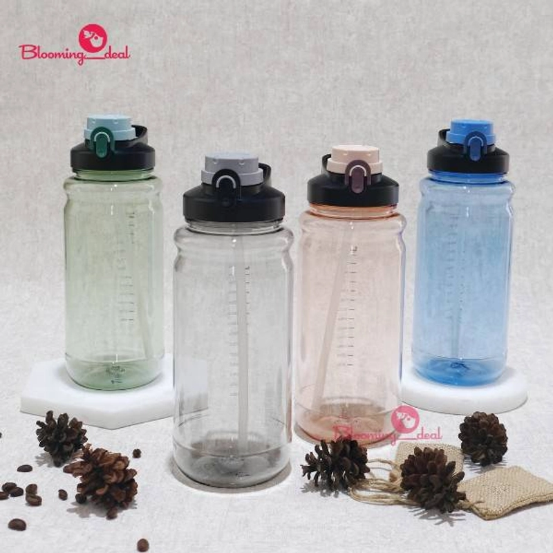 Product image Blooming Deal - Botol Minum Sport Kapasitas Besar 2000ml (H7611) 1 Pcs Hijau