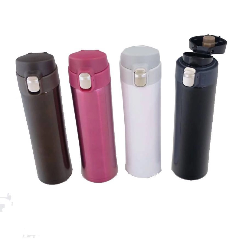 Product image Blooming Deal - Termos Air Stainless Steel 500 ml Vacuum Cup Travel (B89-1) 1 Pcs Coklat