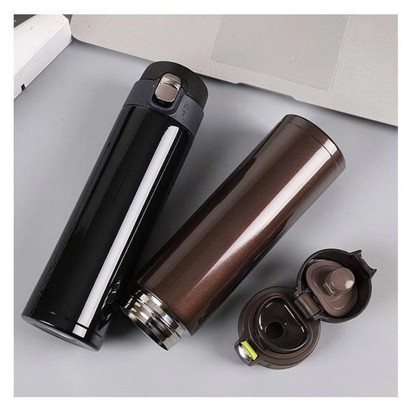 Product image Blooming Deal - Termos Air Stainless Steel 500 ml Vacuum Cup Travel (B89-1) 1 Pcs Coklat